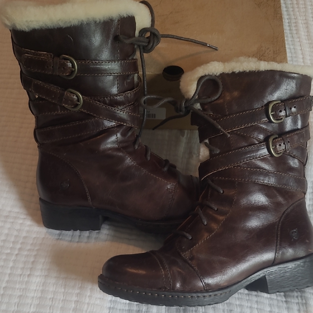 Born Brown Leather Boots